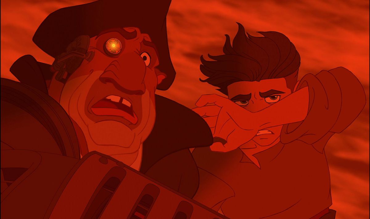 jim e long john silver sembrano scioccati