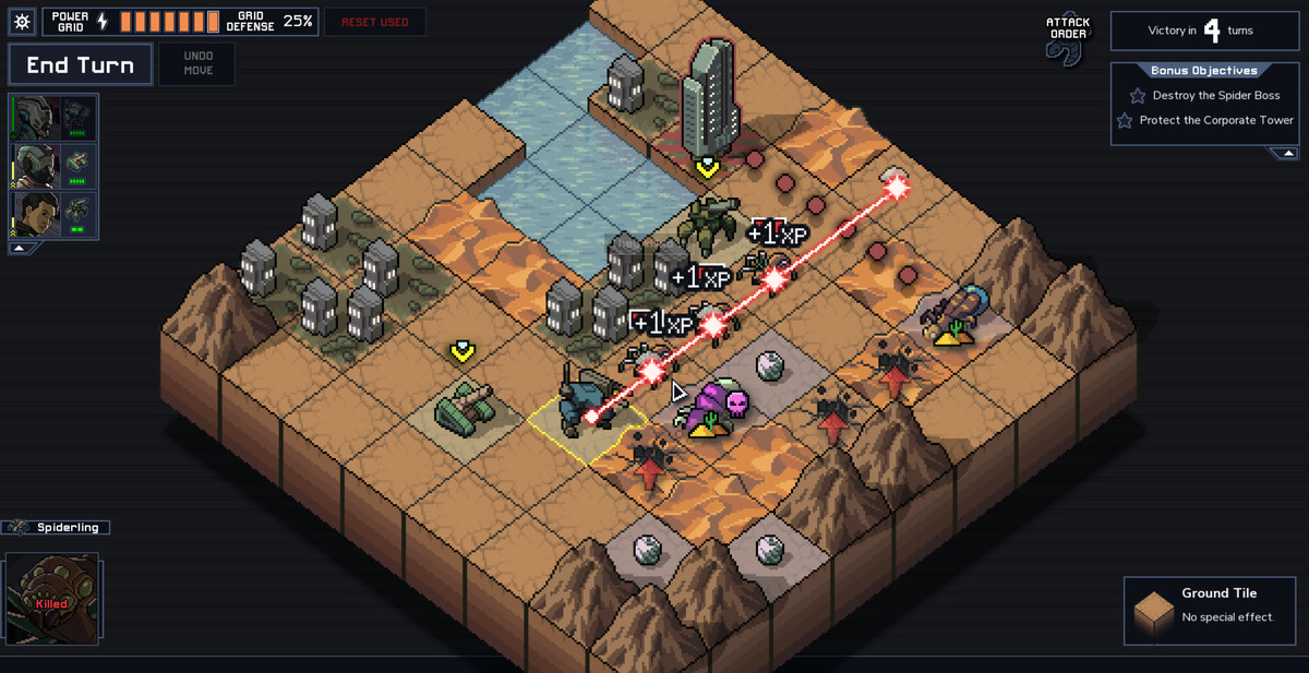 Into the Breach - attacco laser