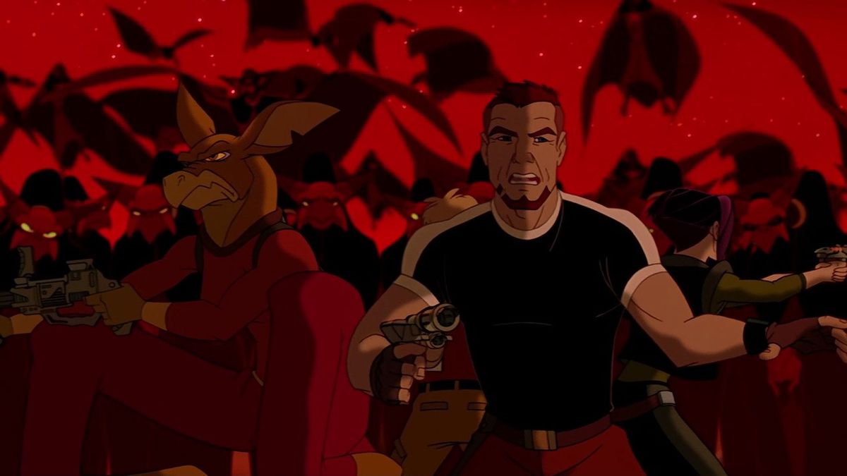 korso e stith circondati da alieni