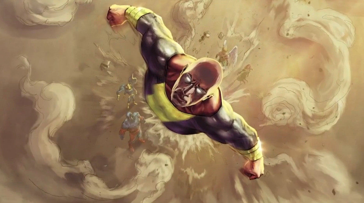 Black Adam e Justice Society of America concept art