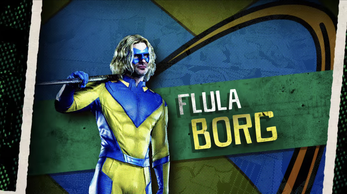 Flula Borg come Javelin in The Suicide Squad