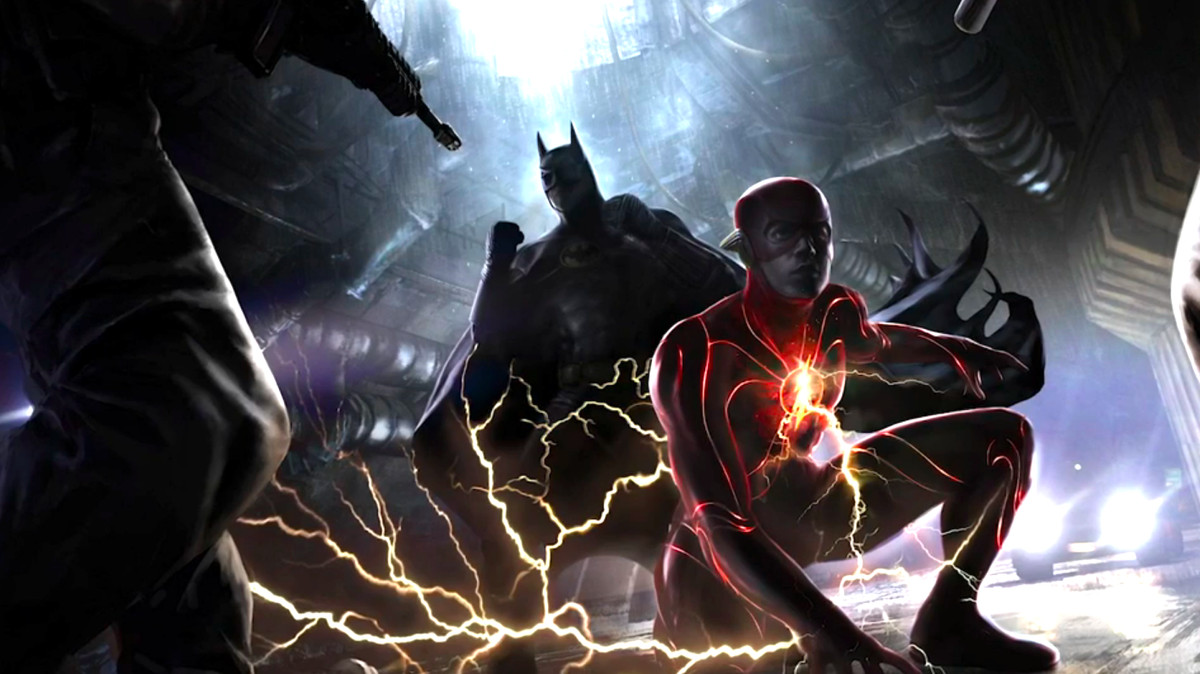 Il concept art del film in flash: Batman e Flash si incontrano nel crossover di Flashpoint
