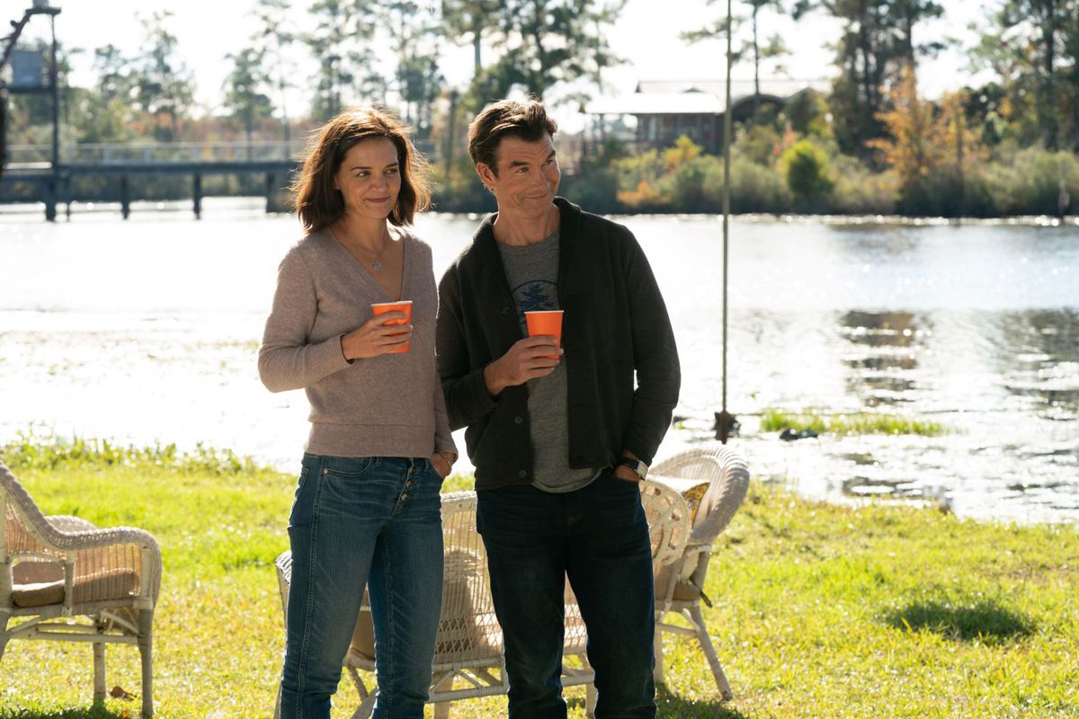 Katie Holmes e Jerry O'Connell in The Secret: Dare to Dream.