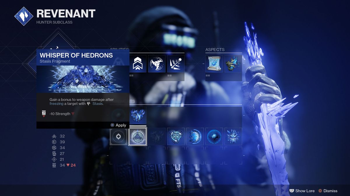 Hunter Revenant Whisper of Hedrons