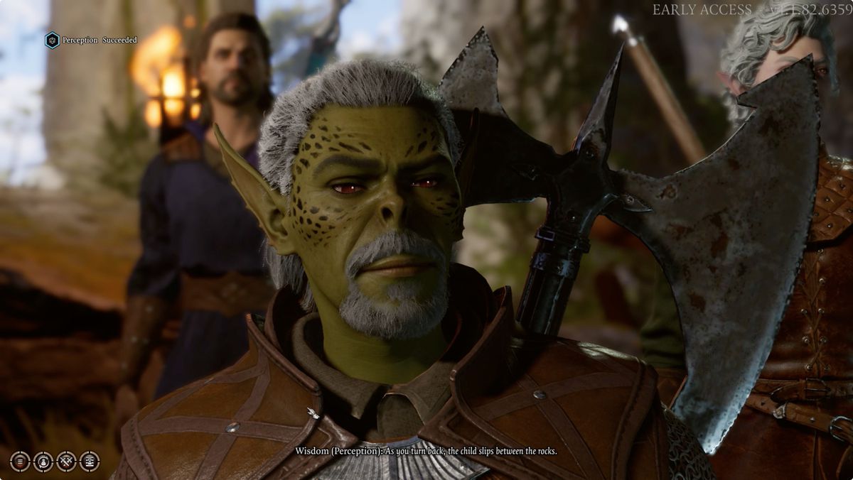 Un personaggio Githyanki supera un tiro di Percezione per notare che un altro personaggio scompare