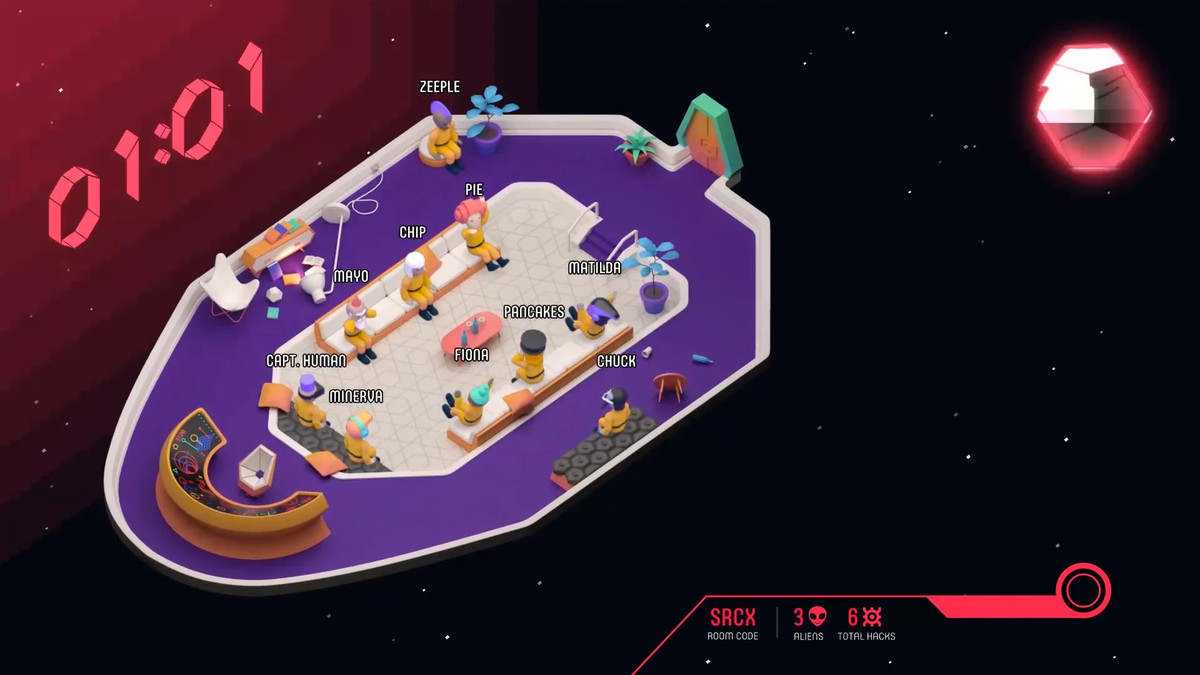 Jackbox Party Pack 6 - una lobby in Push the Button verso la fine del gioco