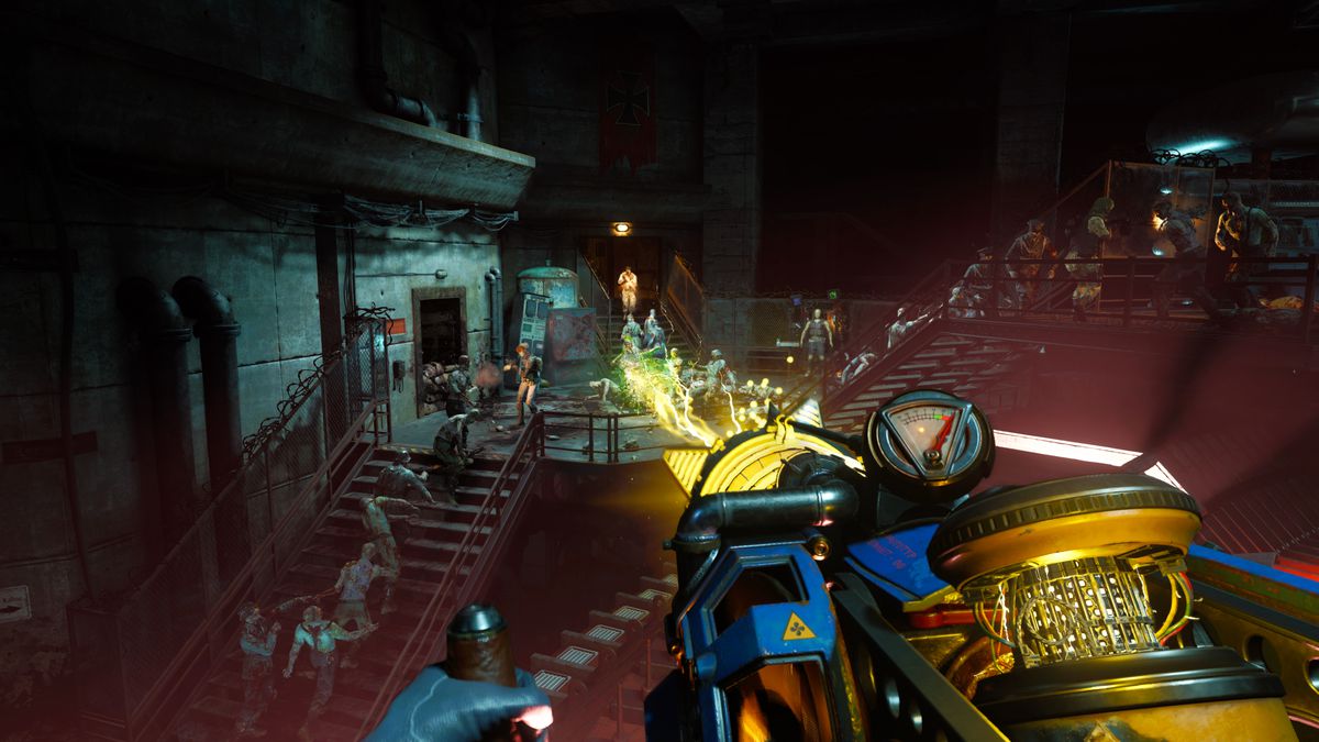 Un giocatore in Call of Duty: Black Ops Cold War che combatte orde di zombi