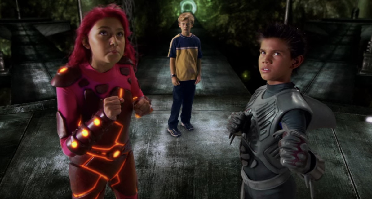 lavagirl e sharkboy in procinto di affrontare un nemico