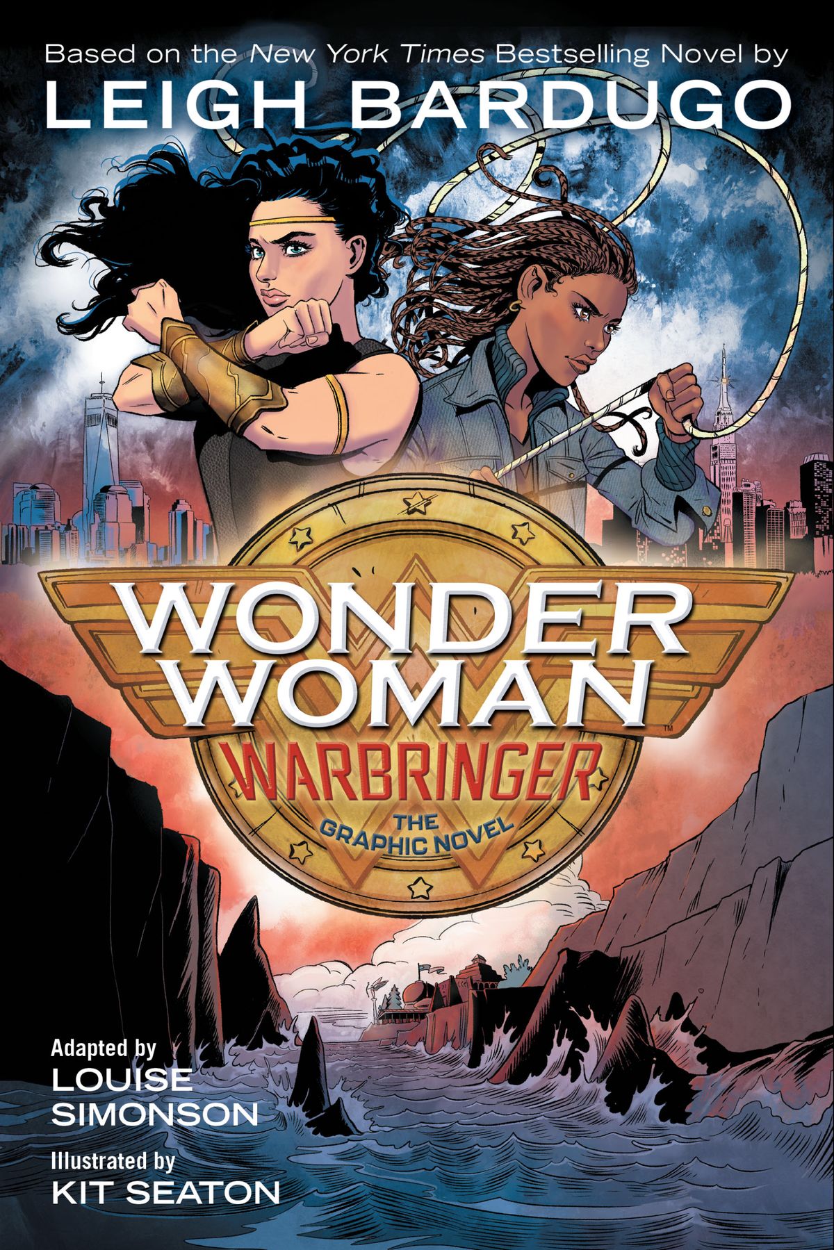 Wonder Woman and Alia square up for battle on the cover of Wonder Woman: Warbringer, the graphic novel.
