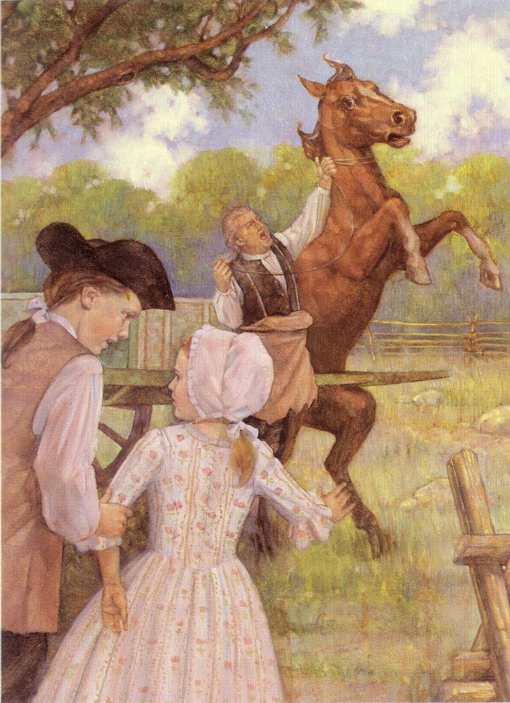 Original art from Meet Felicity