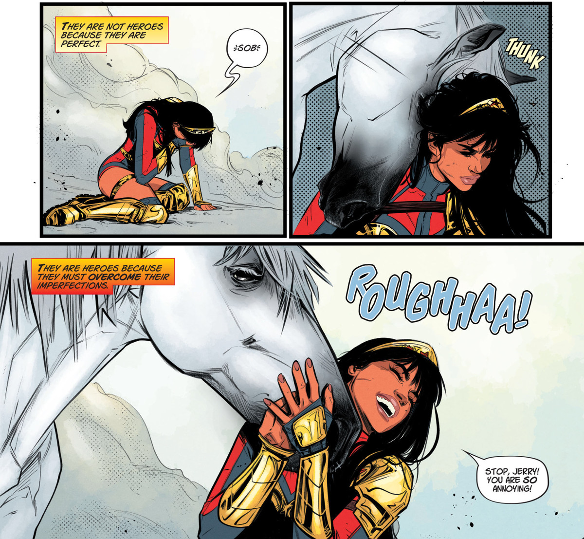 “Non sono eroi perché sono perfetti. Sono eroi perché devono superare le loro imperfezioni