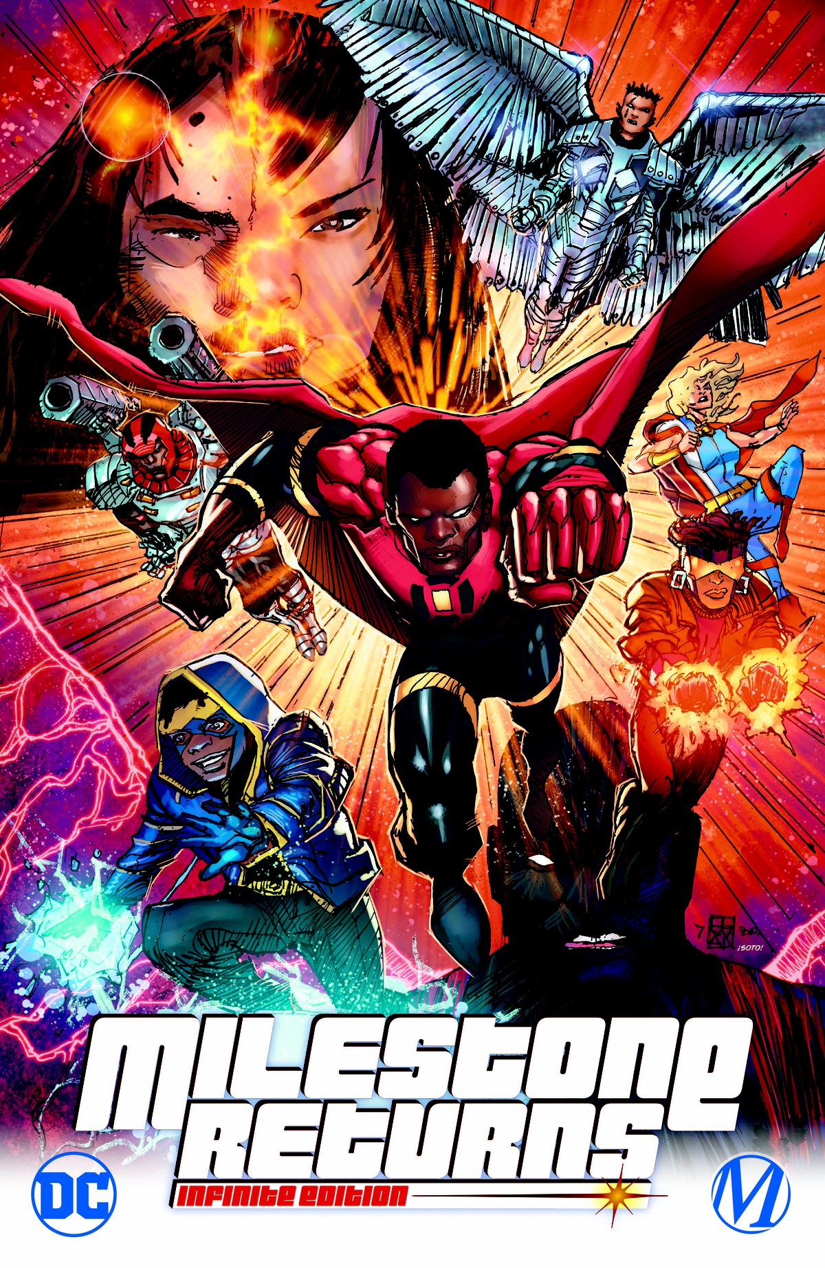 Copertina del fumetto di Milestone Returns