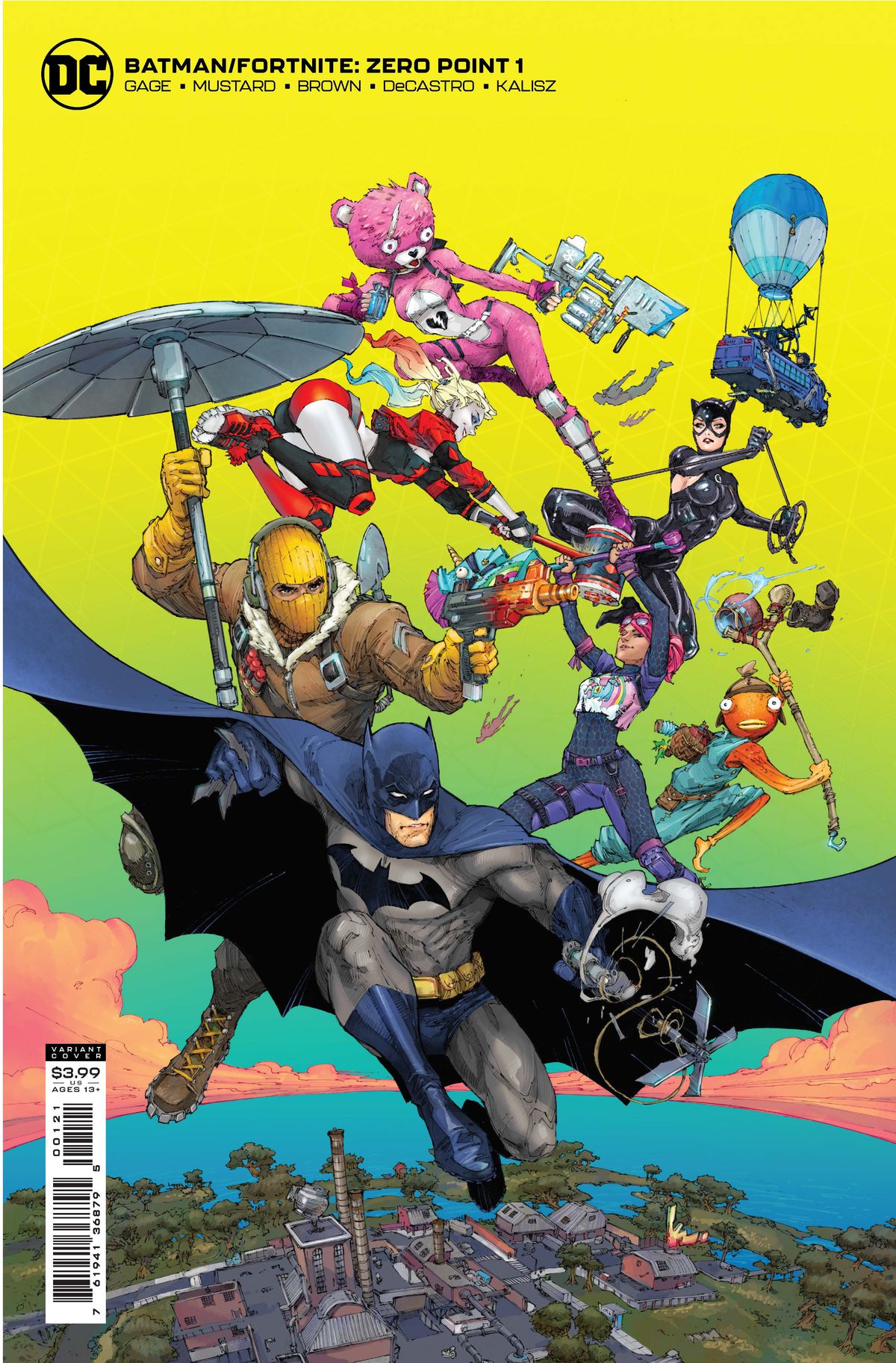 Variante di copertina per Batman / Fortnite: Zero Point # 1