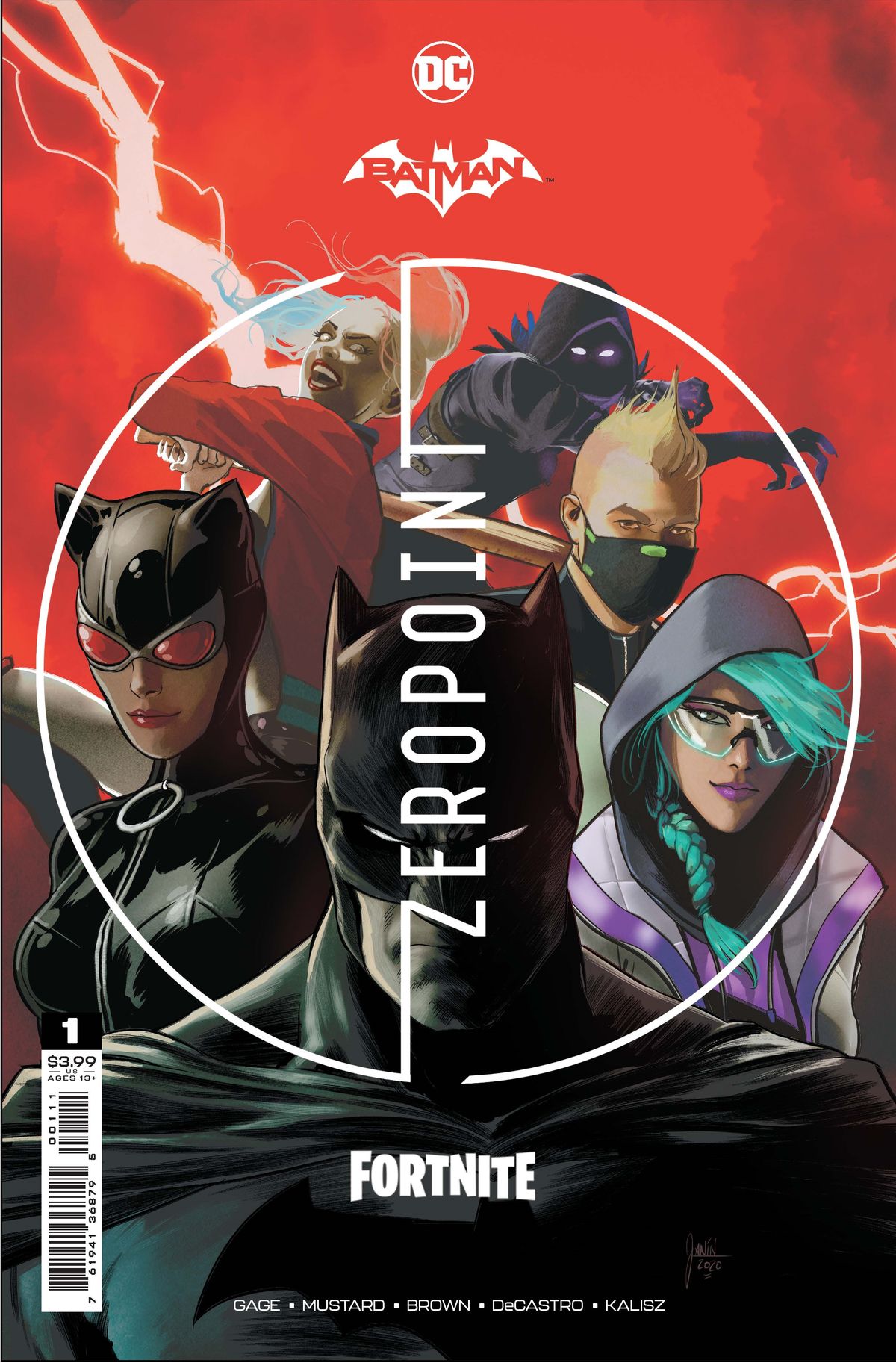 Cover art per Batman / Fortnite: Zero Point # 1