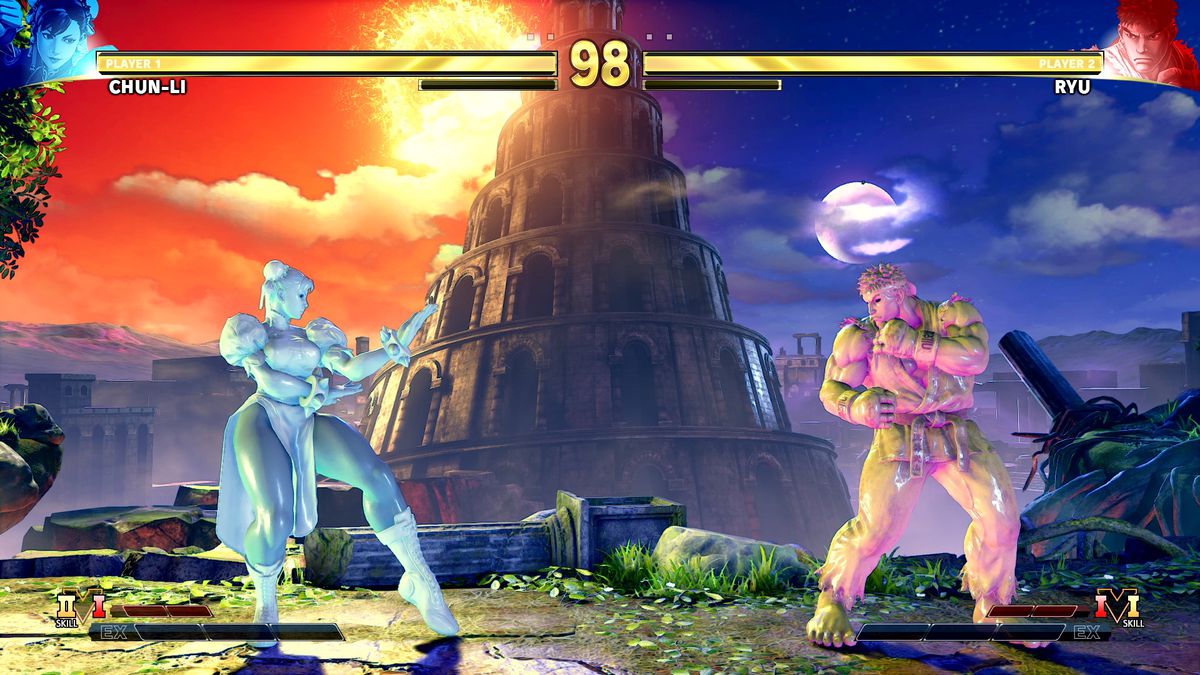 Undici, nei panni di Ryu e Chun-li, in Street Fighter 5