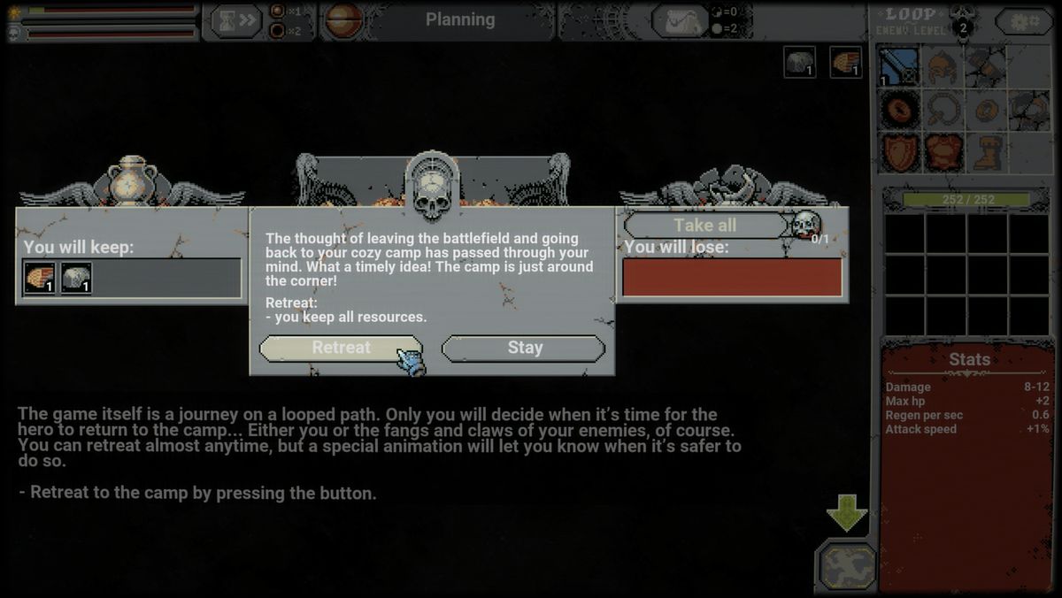 Guida, suggerimenti e trucchi per principianti di Loop Hero.