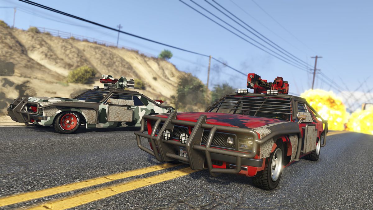 Aggiornamento GTA Online Traffico d'armi: auto blindate armate