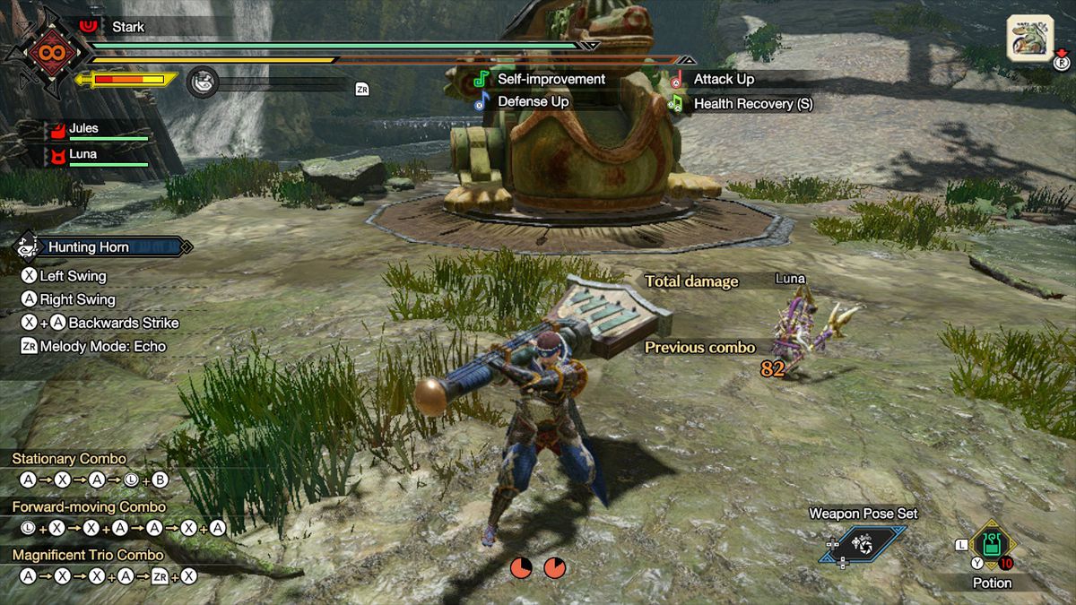 Il corno da caccia di Monster Hunter Rise