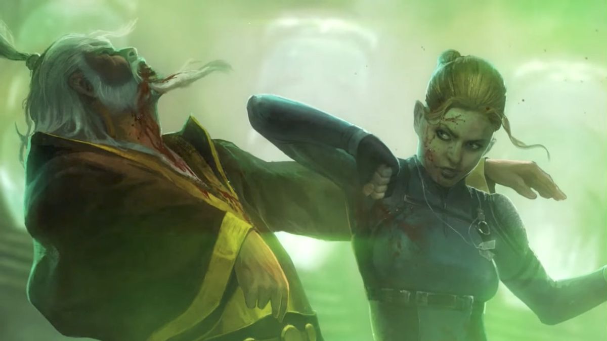 Cassie Cage finisce Shujinko nel suo finale di Mortal Kombat X