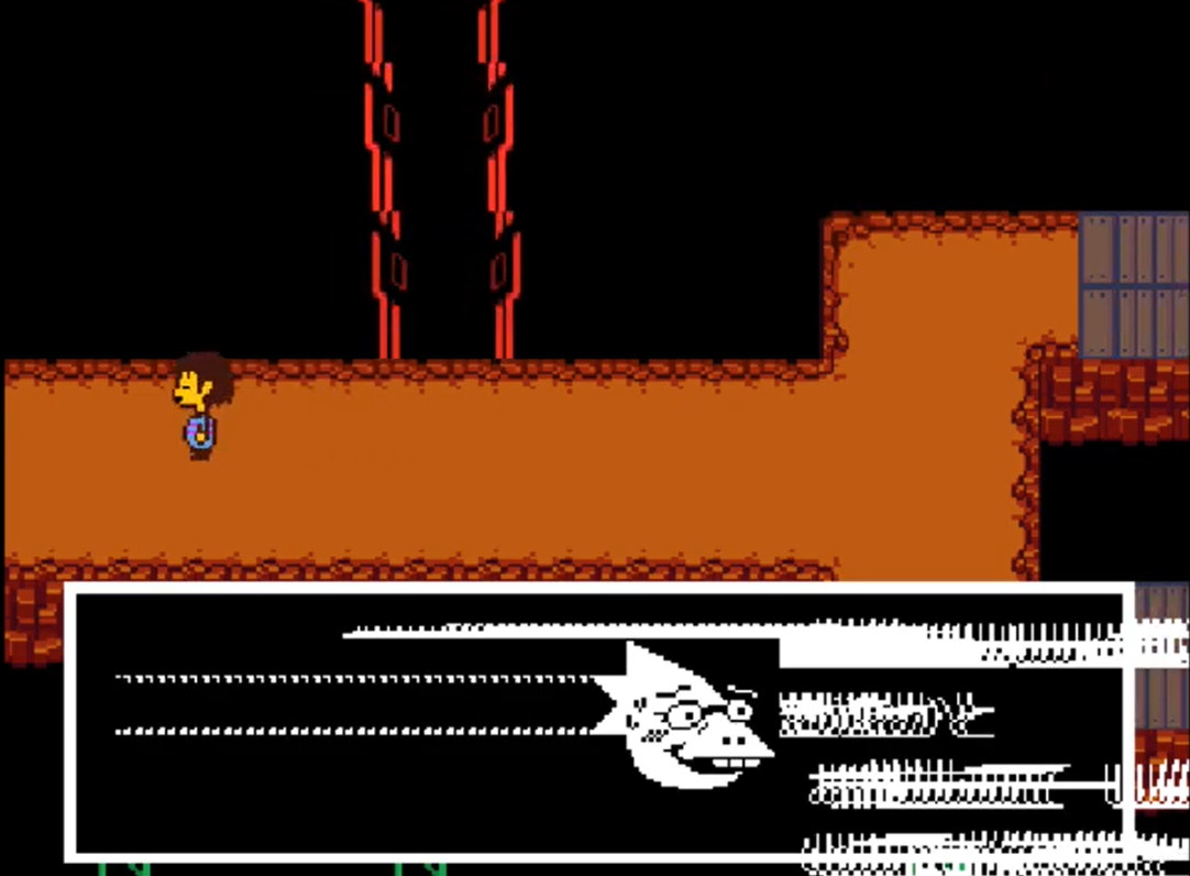 Un glitch eseguito in uno speedrun di Undertale.