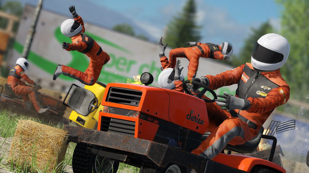 I piloti stunt si schiantano a Wreckfest