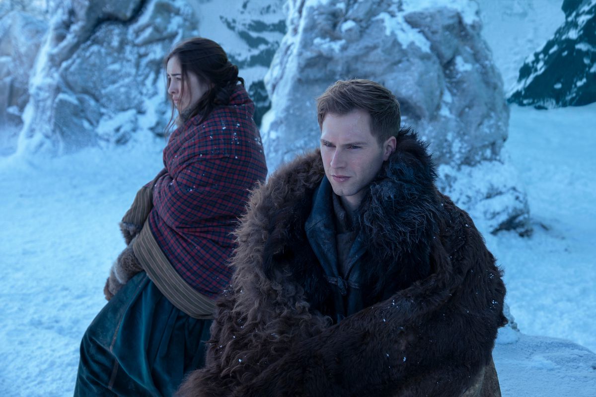 nina e matthias nella neve