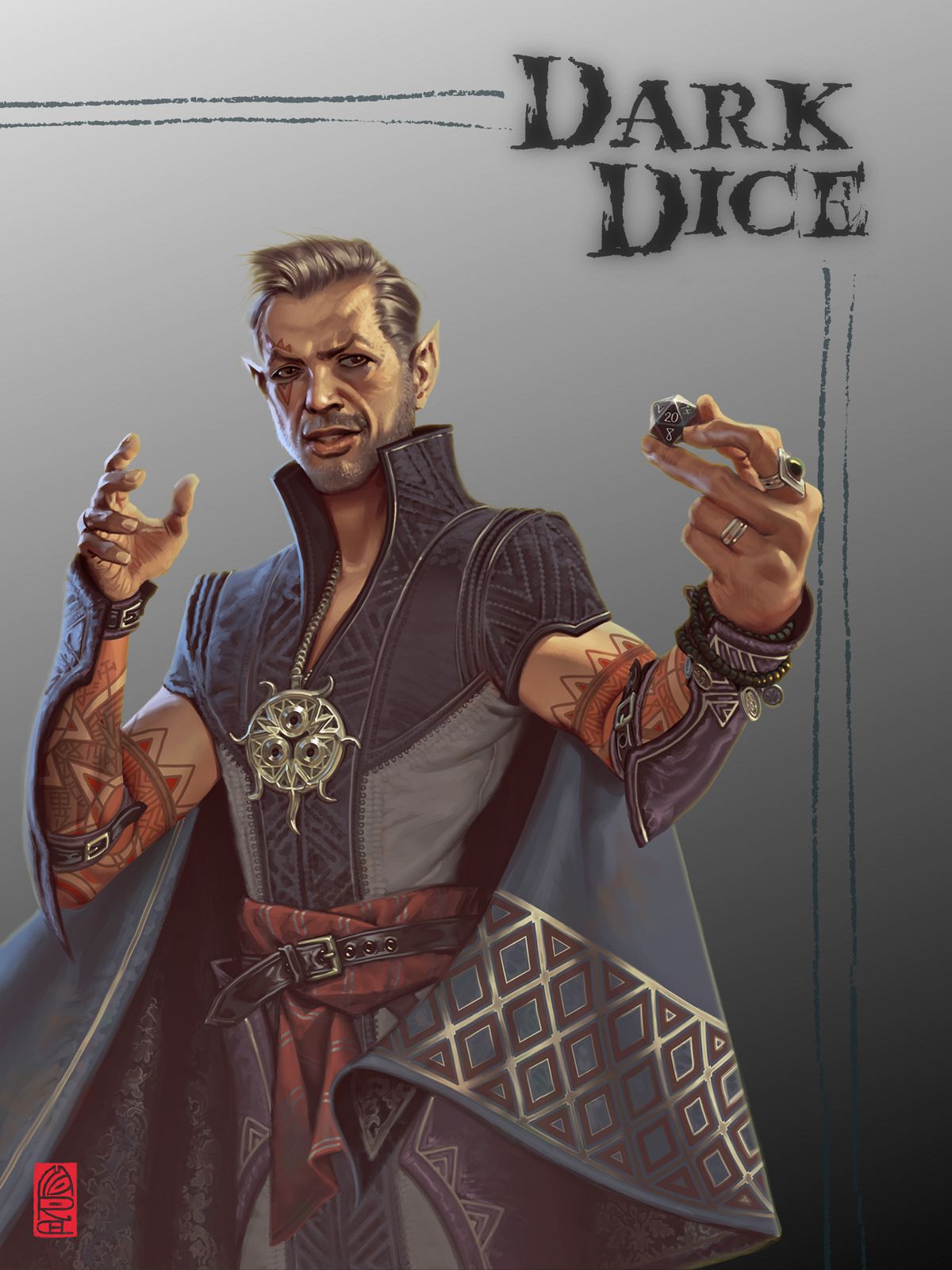 Beh, per gli dei quel Jeff Goldblum con braccialetti di cuoio e un grande, grasso arcano focus appeso al collo. C'è anche un favoloso mezzo mantello.