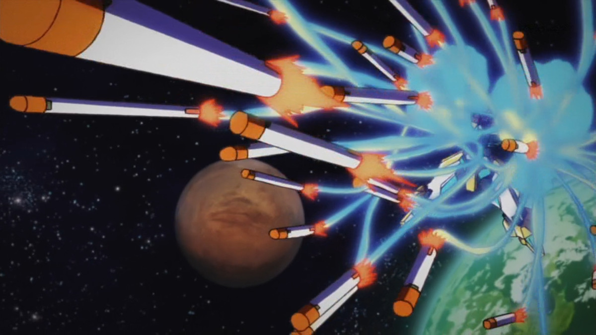 l'effetto missile da circo itano in macross plus