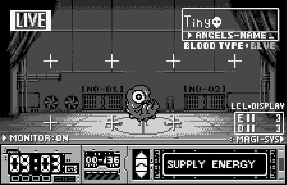 Uno screenshot da Neon Genesis Evangelion Angel Raising Project