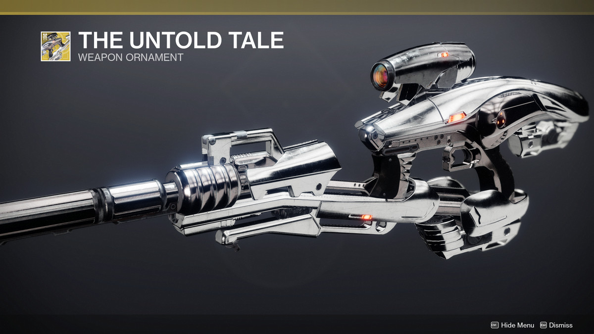 Decorazione di Destiny 2 Season of the Splicer The Untold Tale Vex Mythoclast