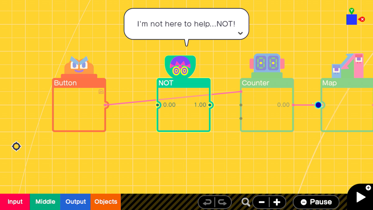 Game Builder Garage Not Node da vicino