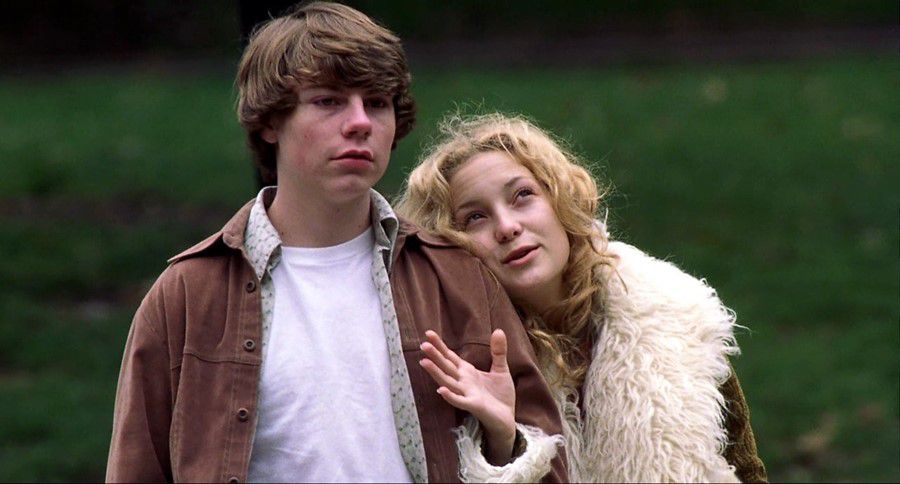 Kate Hudson and Patrick Fugit in Cameron Crowe’s Almost Famous (2000).
