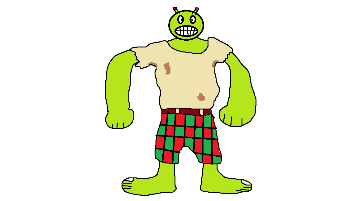 un disegno al computer di shrek