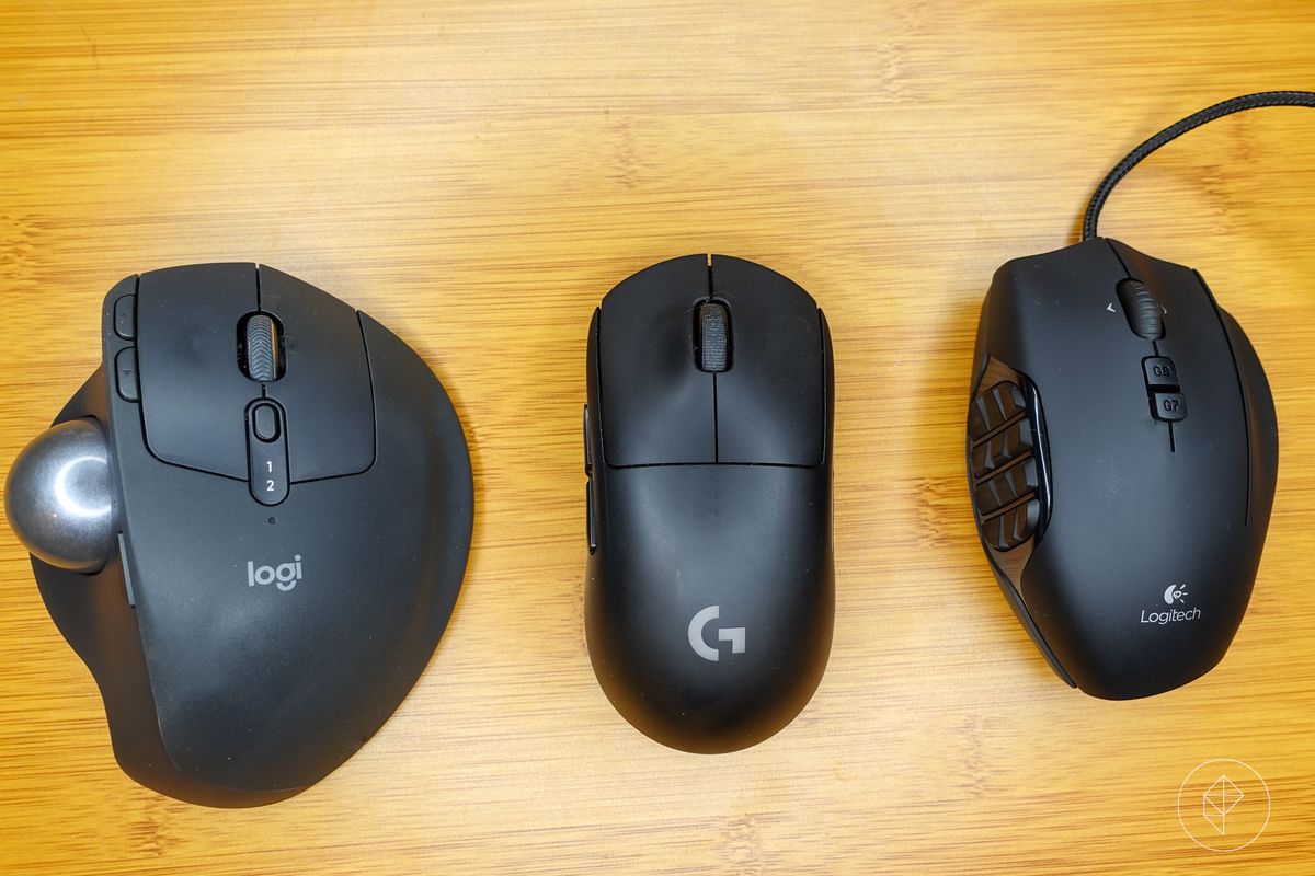 Logitech G Pro Wireless vicino ad altri mouse Logitechtech