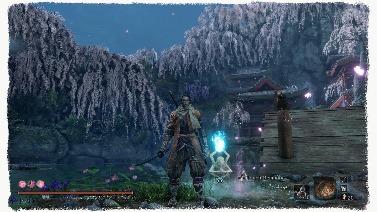 Flower Viewing Stage section of the Fountainhead Palace in Sekiro