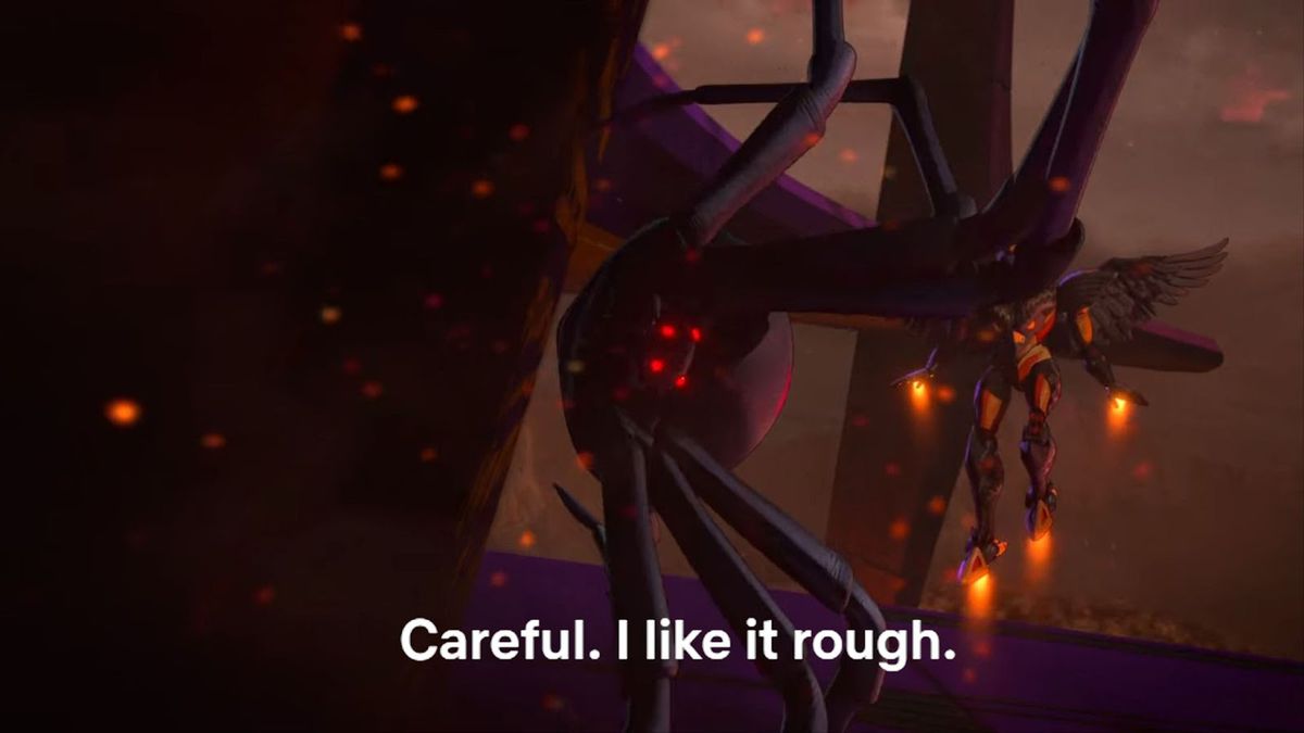 “Careful. I Like it rough.”