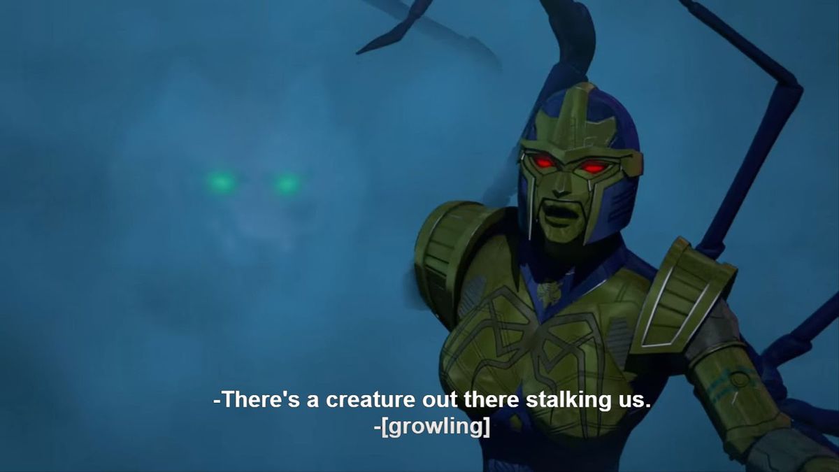 Blackarachnia’s hallucination in War for Cybertron