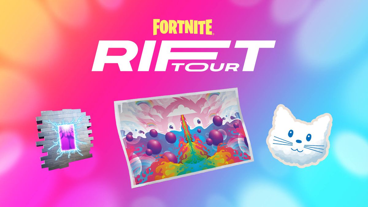 Gli oggetti cosmetici per l'evento Fortnite's Rift Tour