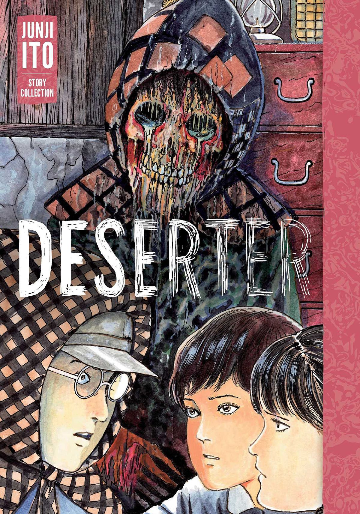 A mummified corpse on the cover of Deserter (2021).