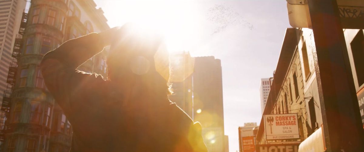 Matrix Resurrection corkys massage sign