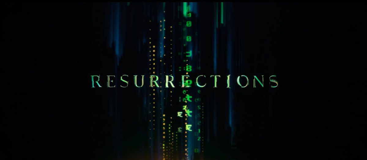The Matrix Resurrections logo