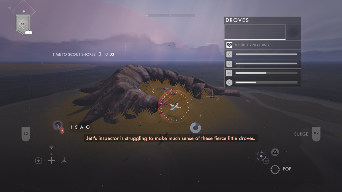 Jett: The Far Shore - Mei e Isao, sopra il jett, scansionano una forma di vita aliena