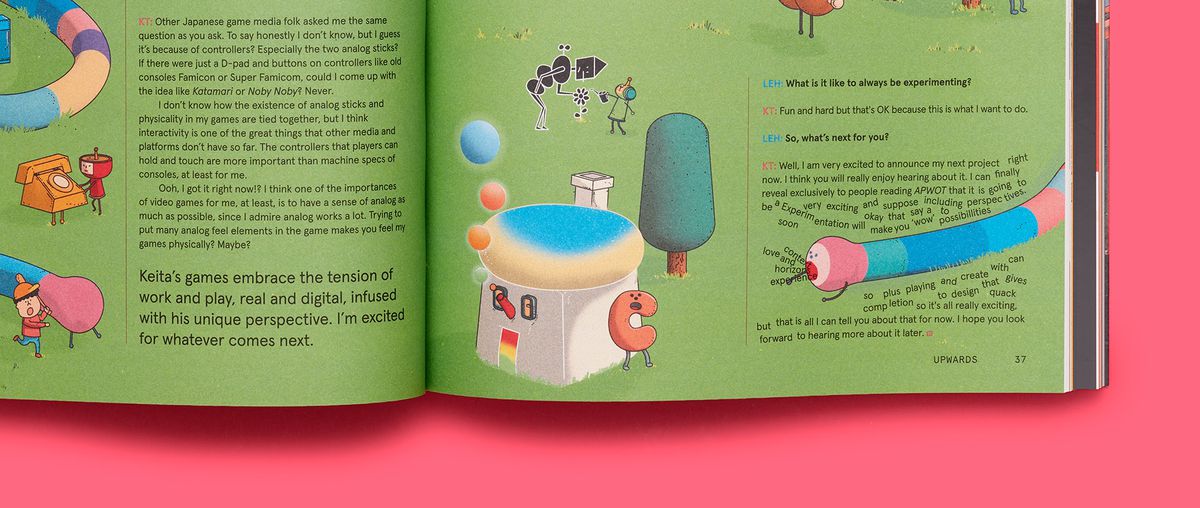 Noby Noby Boy mangia l'intervista di Keita