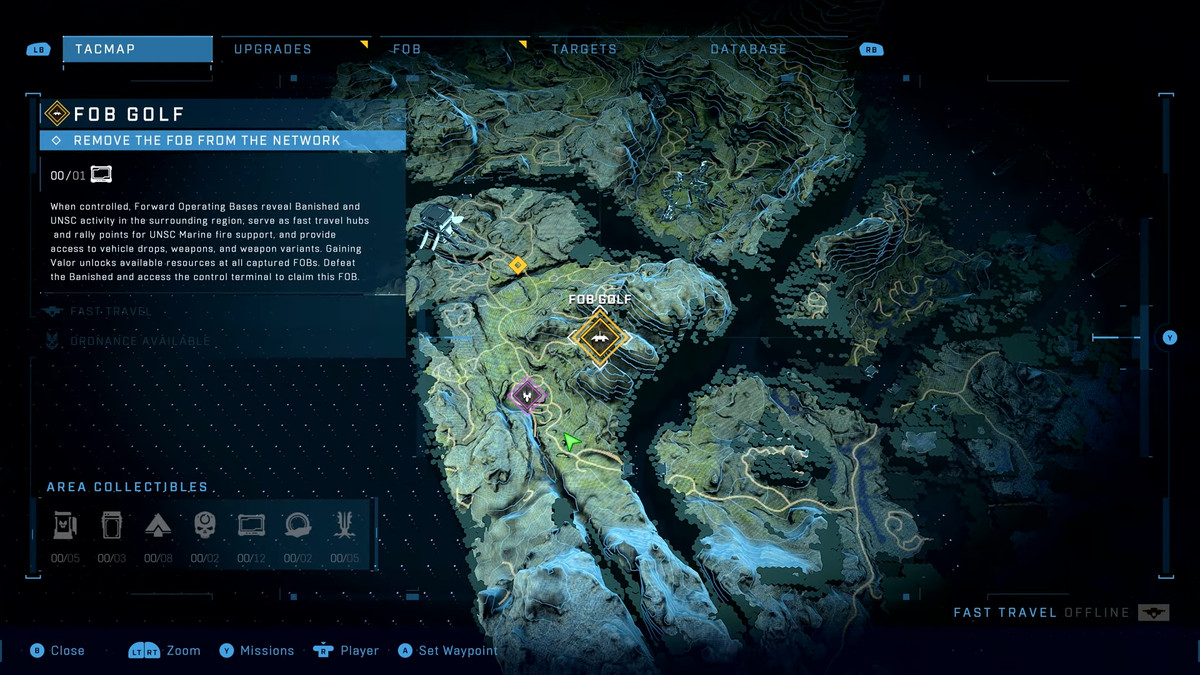 La base operativa avanzata in Halo Infinite