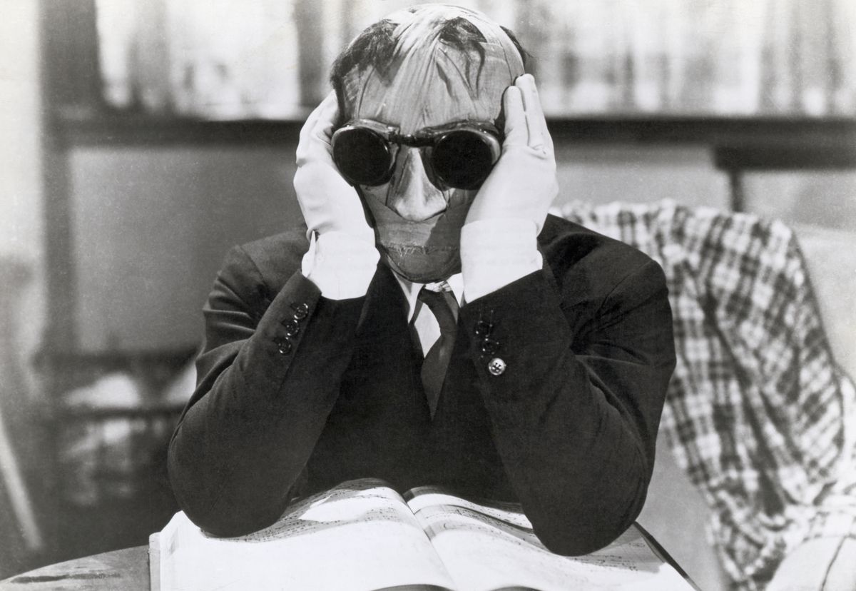 Claude Rains as the Invisible Man