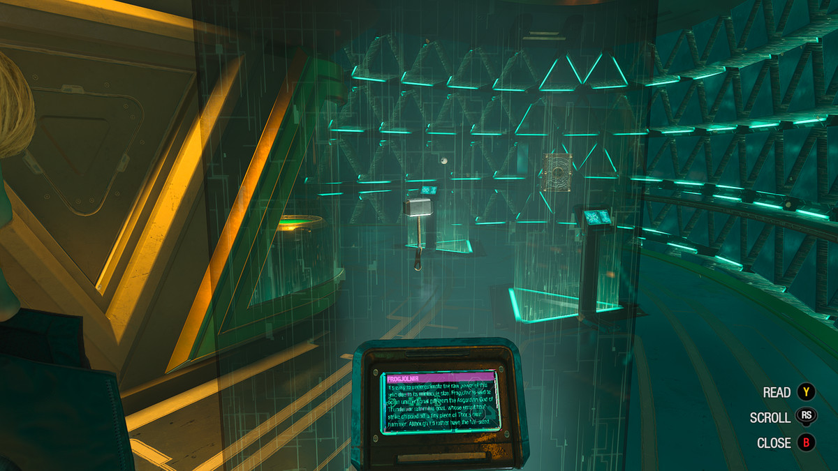 Frogjolnir on display in The Collector’s Emporium