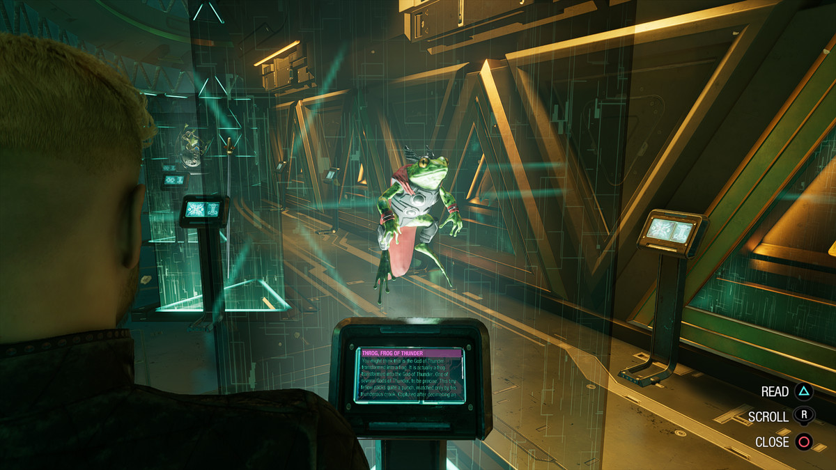 Throg on display in The Collector’s Emporium