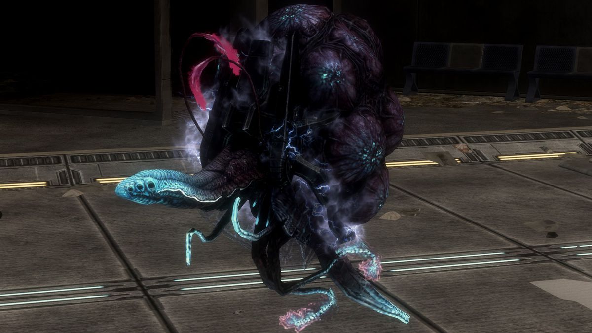 Un ingegnere fluttua intorno alla Terra in Halo 3: ODST