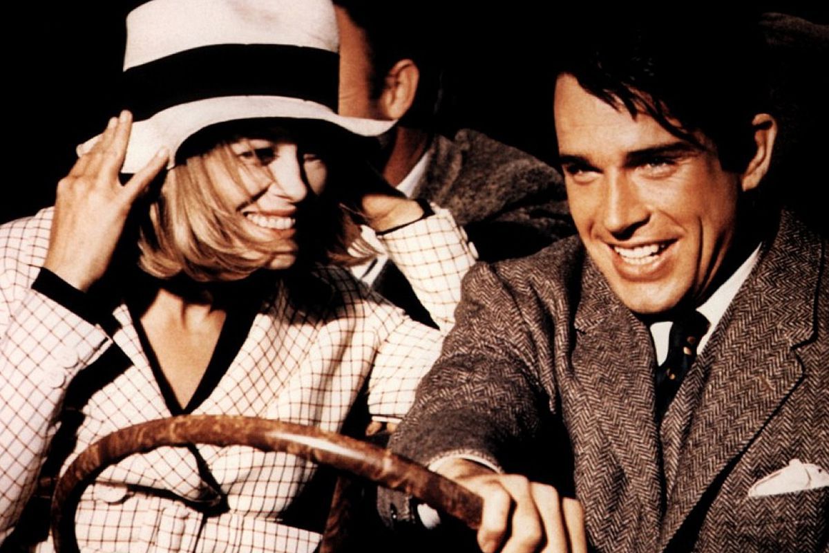 Faye Dunaway e Warren Beatty in Bonnie e Clyde (1967)