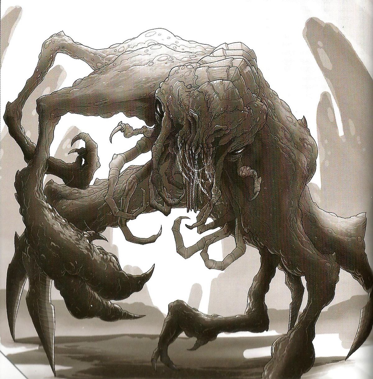 A drawing of the Precursors from Halo